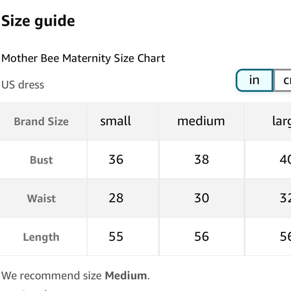 Mother Bee Maternity, Open Shoulder Dress, Wide Ruffle Bodice, Size M - Picture 8 of 8